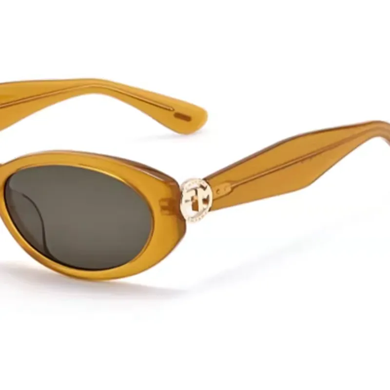 Fakeme Irregular Shape Sunglasses Unisex Orange-2