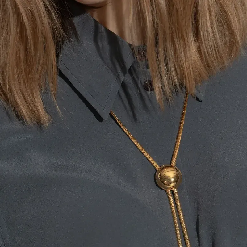 TF Brass Necklaces Women's Gold-2