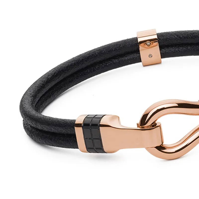 BROSWAY Titanium Steel Bracelets Men's Rose Gold-1