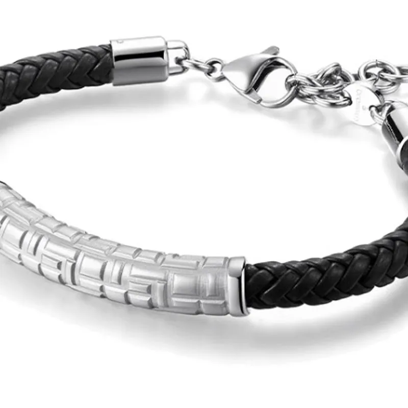 BROSWAY Titanium Steel Bracelets Men's Black-1