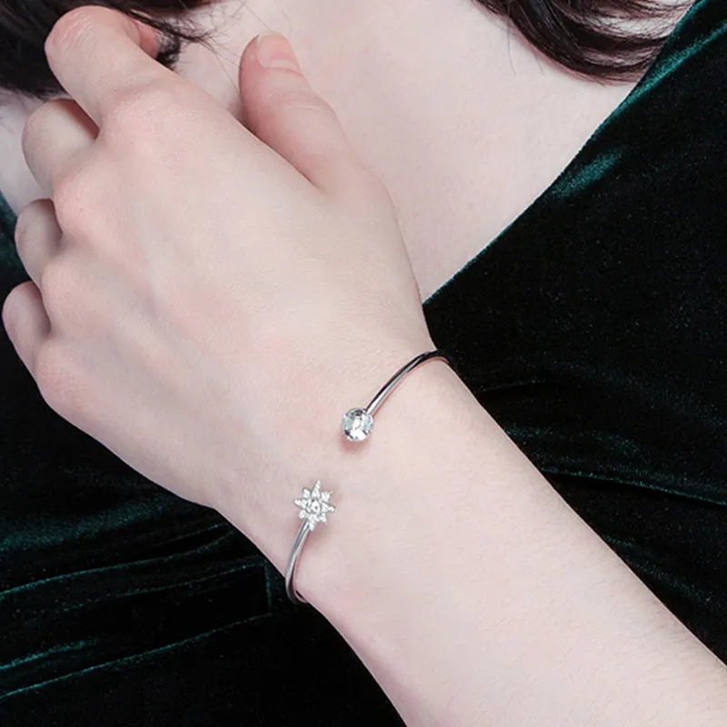 BROSWAY 925 Sterling Silver Bangles Women's Silver-2