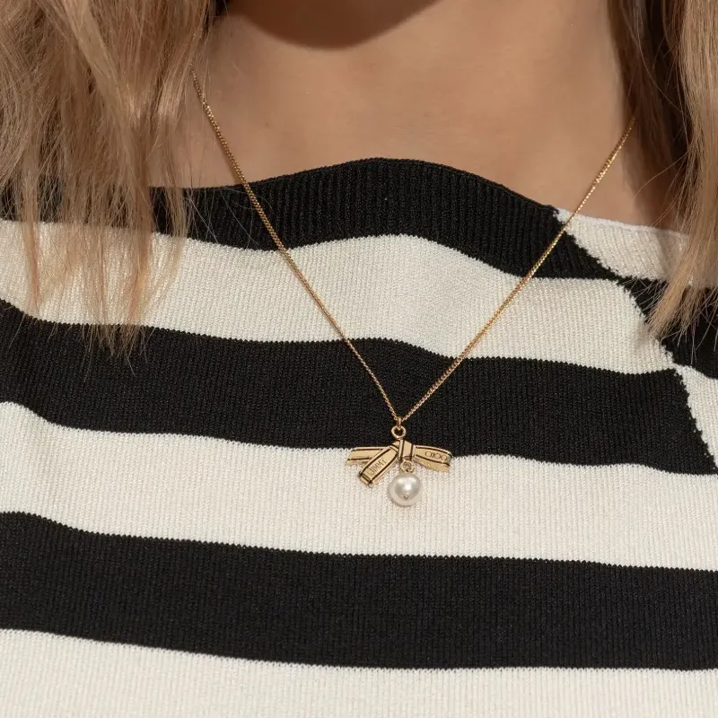 Jimmy Choo Ribbon Necklace-2