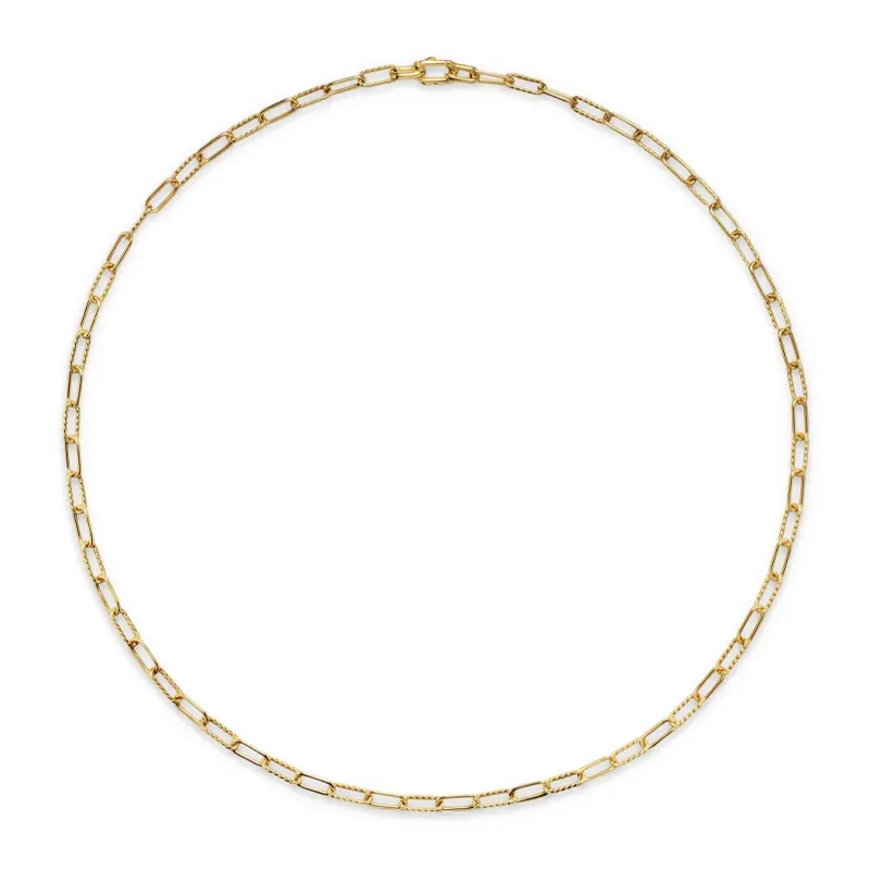 David Yurman 18kt Yellow Gold Madison chain Necklace-1