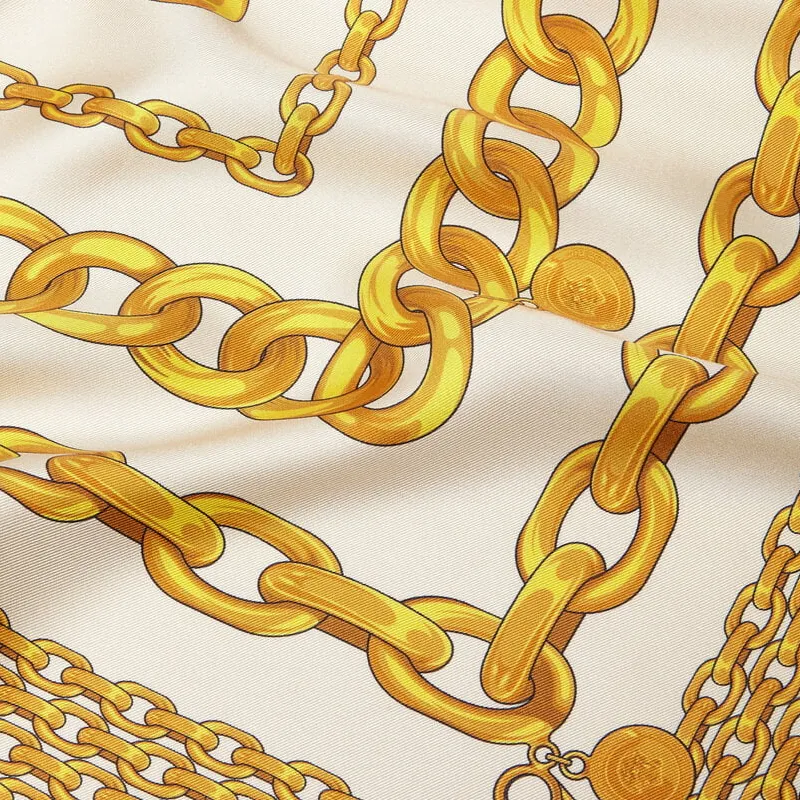 VERSACE Large Treasure Silk Foulard-1