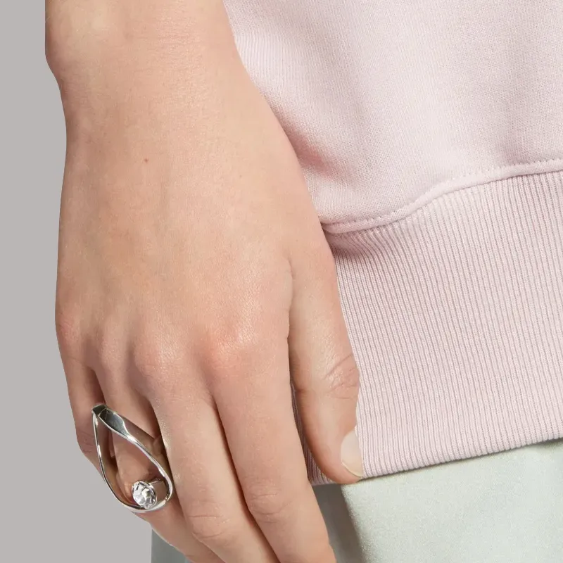 DRIES VAN NOTEN Waved Jewel Ring-2