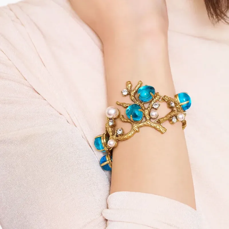 Kenneth Jay Lane Sea Branch Bracelet-2