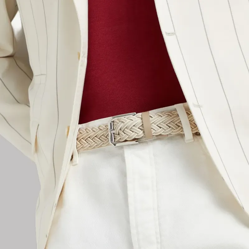 Brunello Cucinelli Braided Two tone Belt-2