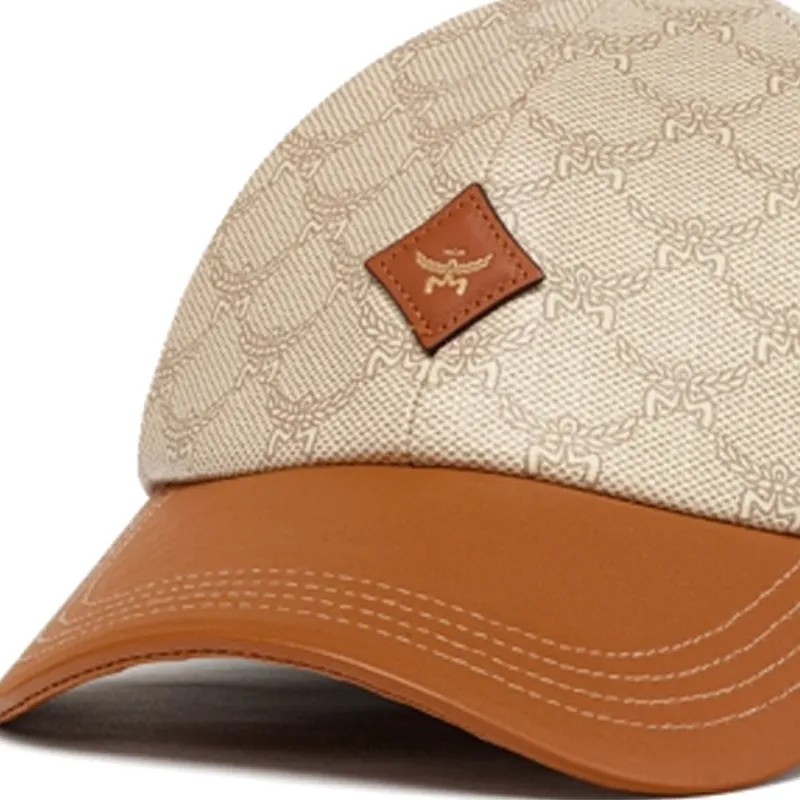 MCM Polyester Baseball Caps Unisex Brown-2