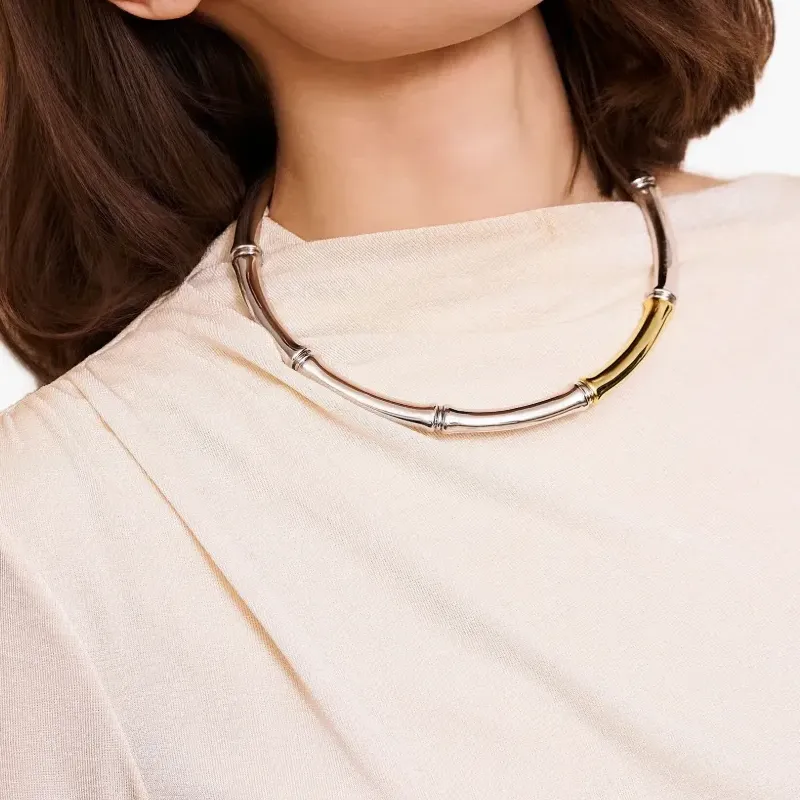 Kenneth Jay Lane Bamboo Necklace-2