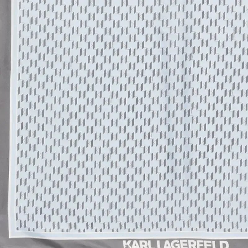 KARL LAGERFELD / Karl Lagerfeld Jeans Monogram Silk Scarf-1