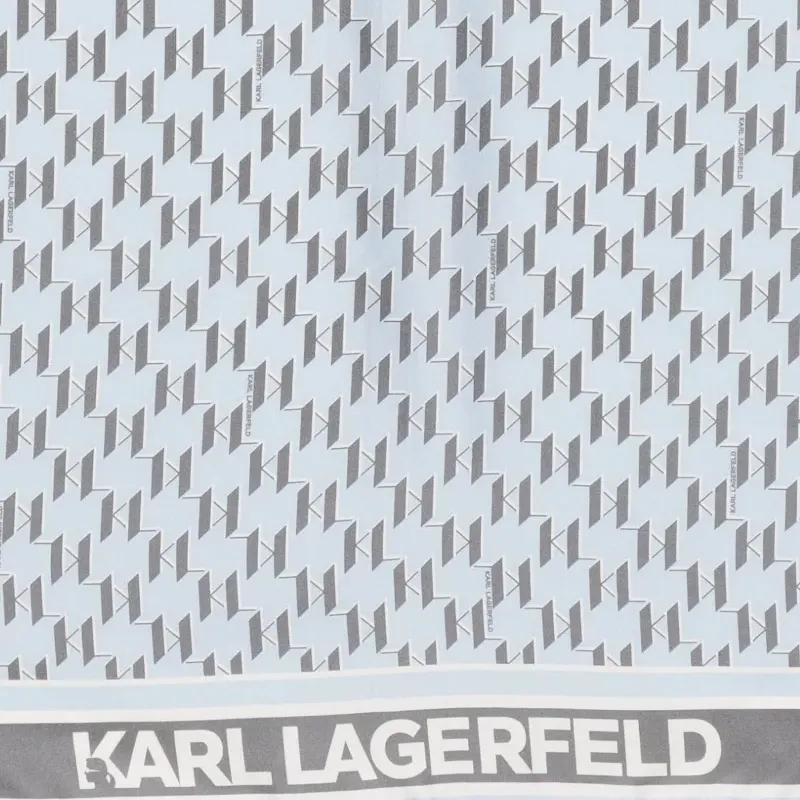 KARL LAGERFELD / Karl Lagerfeld Jeans Monogram Silk Scarf-2