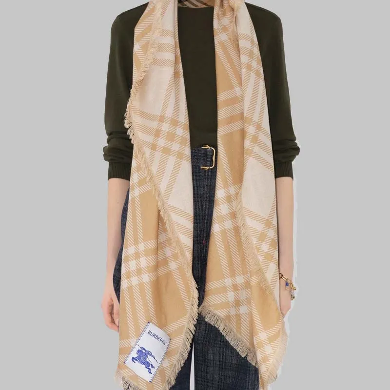 Burberry Wide Check print Scarf-2