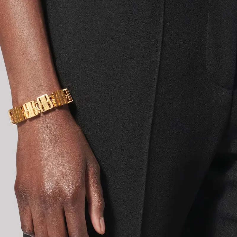 Balenciaga Zinc Alloy, Brass Bracelets Women's Gold-2