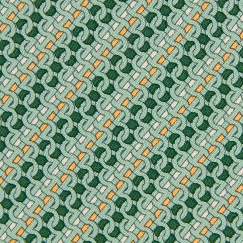 FERRAGAMO Silk Ties Men's Green-2