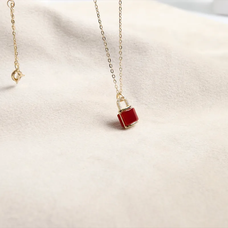 KEYS VIA Agate Jade Necklaces Women's-1