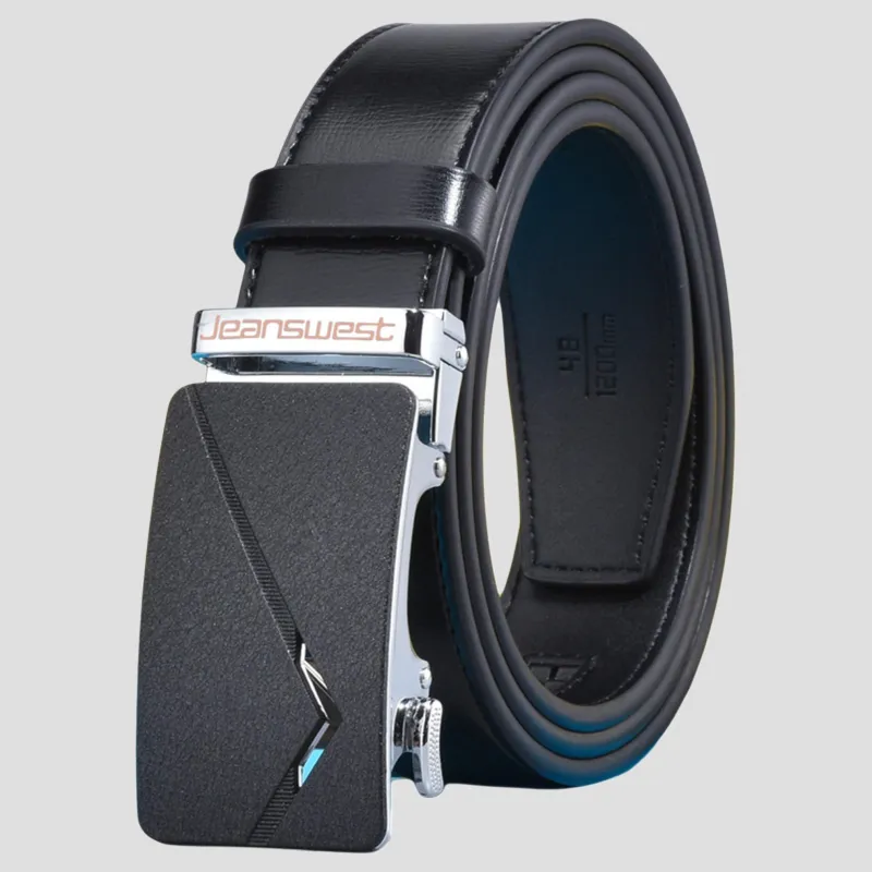 JEANSWEST Cow Leather Belts Men's Width 3.4cm-1