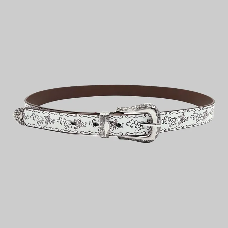 JEANSWEST Artificial Leather PU Leather Belts Women's 3CM-1