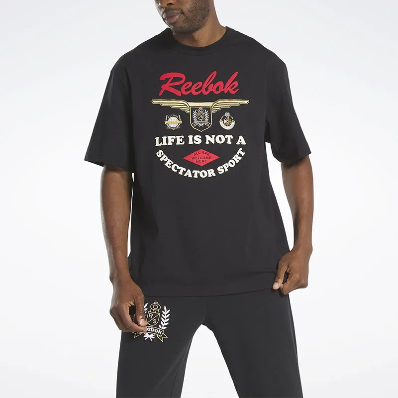 Reebok Classics Reserve T-Shirt Unisex Black-3