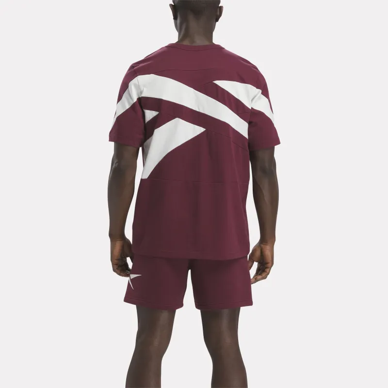 Reebok Classics Brand Proud T-Shirt Unisex Maroon-3