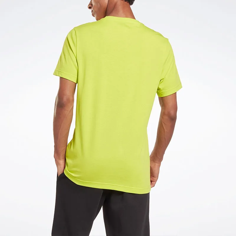 Reebok Identity T-Shirt Men's Acid Yellow-2