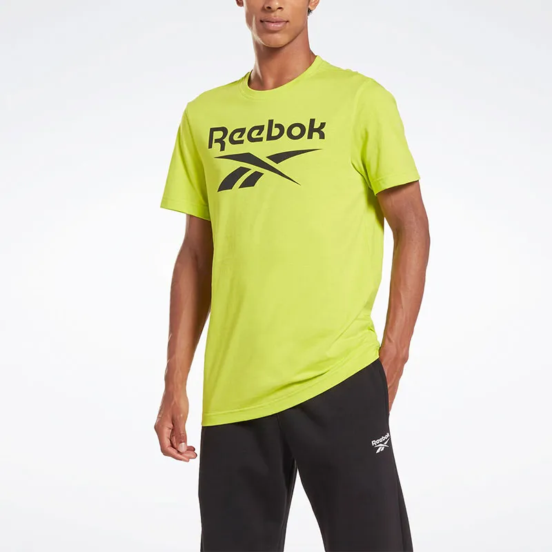 Reebok Identity T-Shirt Men's Acid Yellow-3
