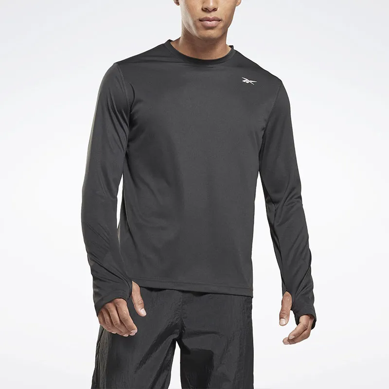 Reebok Training Long Sleeve Tech T-Shirt Men's Midnight Black-2