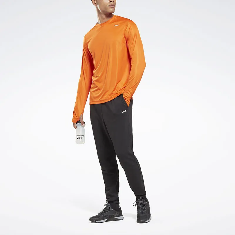 Reebok Training Long Sleeve Tech T-Shirt Men's Orange-1