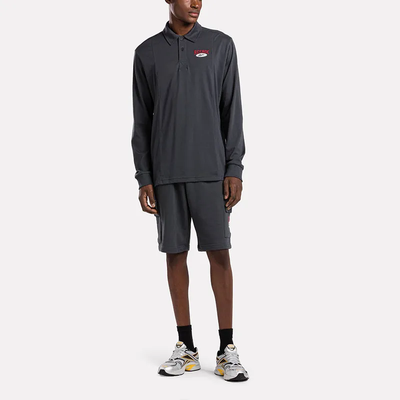 Reebok Classic Archive Essentials Polo Shirt Unisex Cool Gray-1