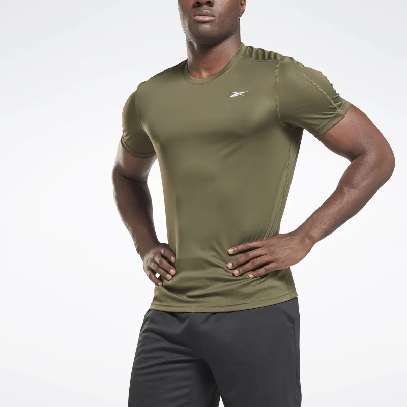 Reebok Training Tech T-Shirt Men's Army Green-1