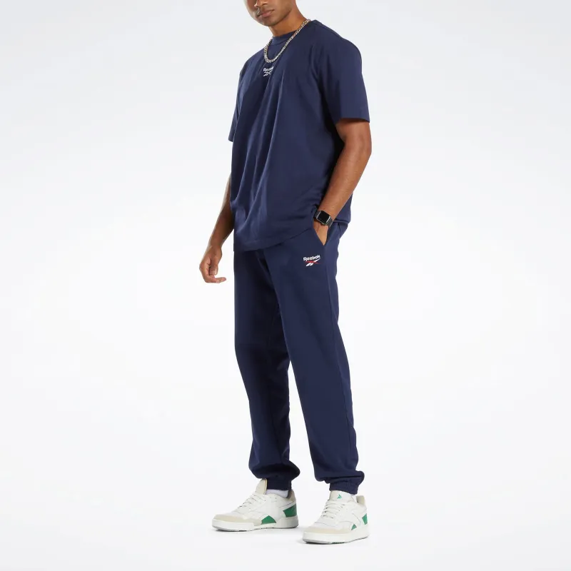 Reebok Classics Small Vector T-Shirt Unisex Marine Blue-1