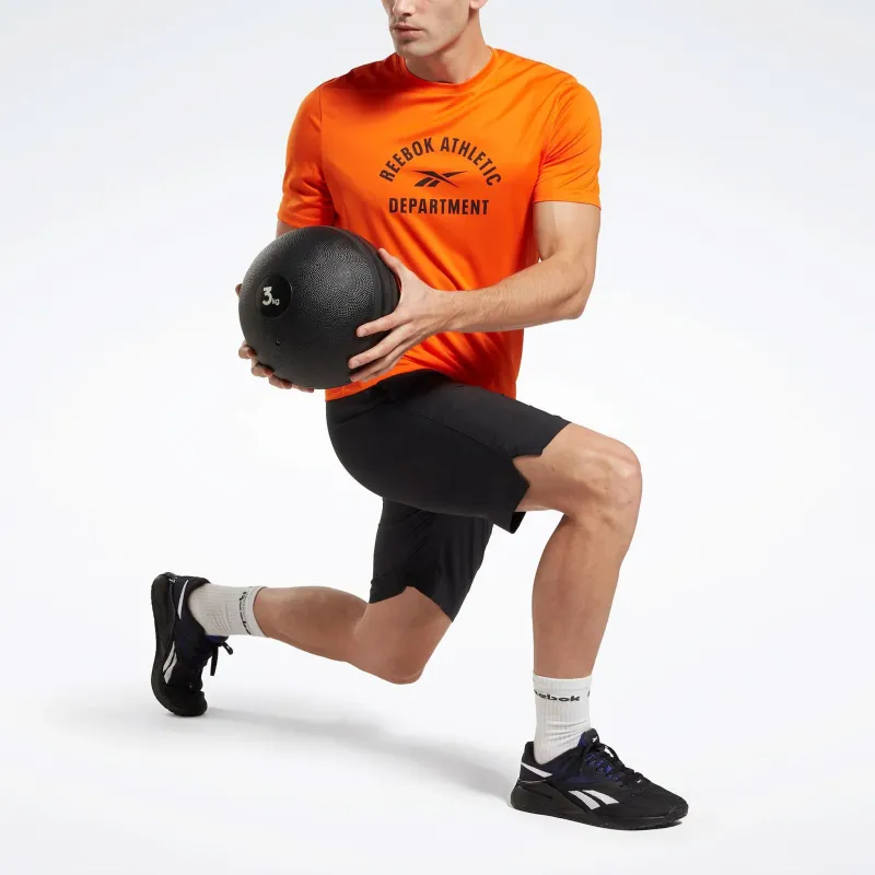 Reebok Training Graphic T-Shirt Men's Orange-1