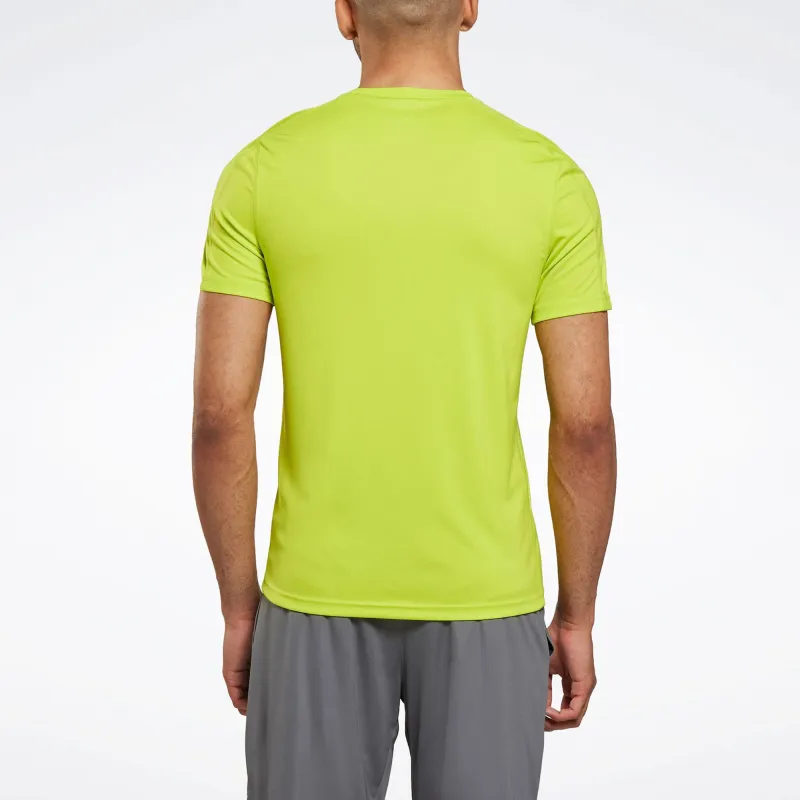 Reebok Training Tech T-Shirt Men's Acid Yellow-3