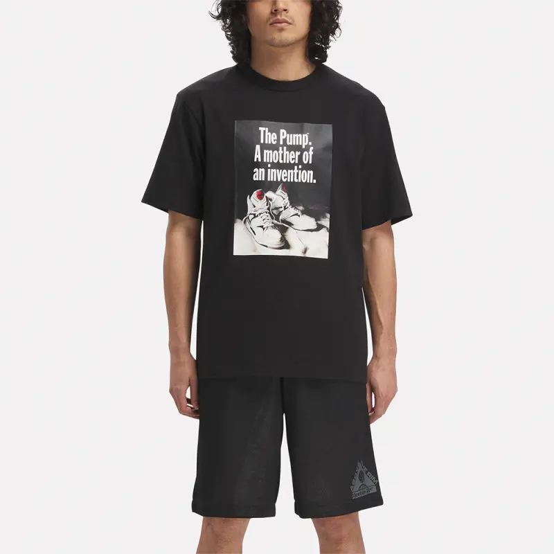 Reebok BB PUMP GRAPHIC TEE T-Shirt Men's Black-2