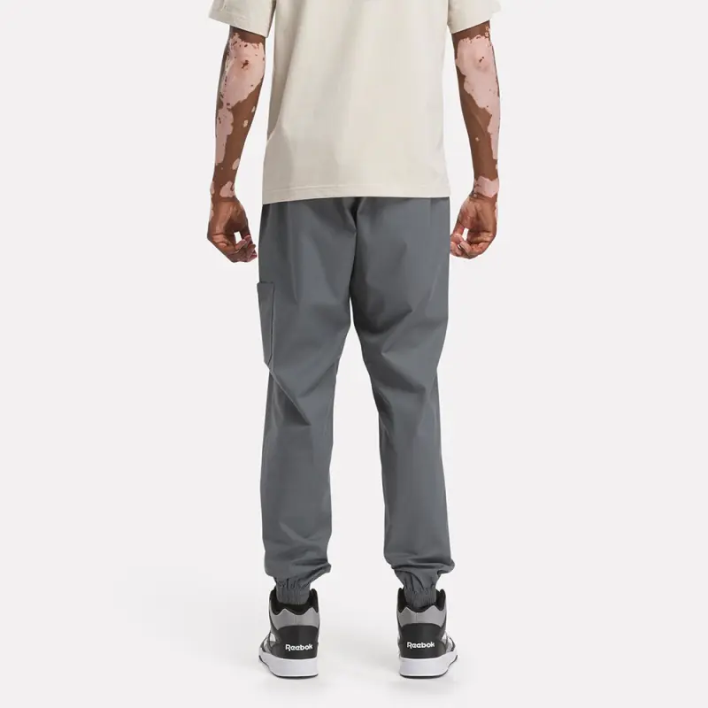 Reebok CL WDE WOVEN JOGGER Casual Pants Men's Gray-3