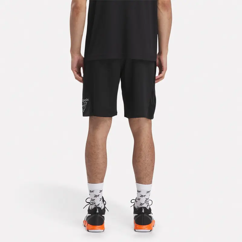 Reebok BB SEASONAL MESH SHORT Basketball Shorts Men's Black-3