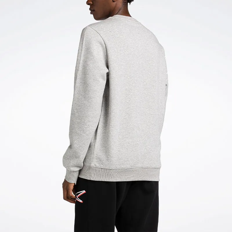 Reebok Vector Pack Reebok Identity Logo Sweatshirt Sweatshirt Men's Medium Gray-3