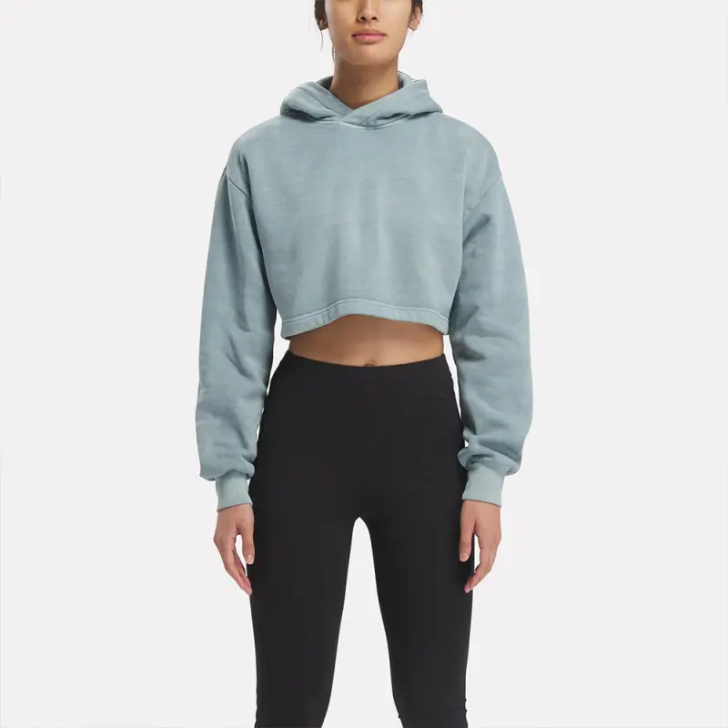 Reebok CL RBK ND HOODIE Sweatshirt Women's Blue-3
