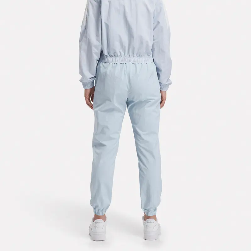 Reebok CL AE FR TP Knitted Sports Pants Women's Light Blue-3