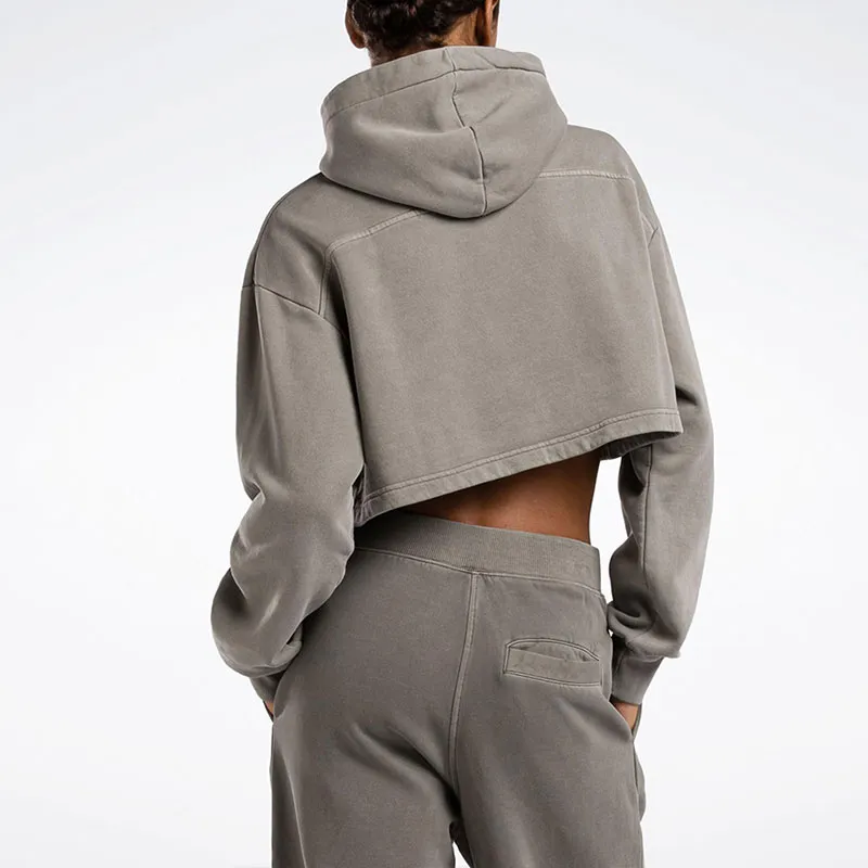 Reebok CL RBK ND HOODIE Sweatshirt Women's Gray-2