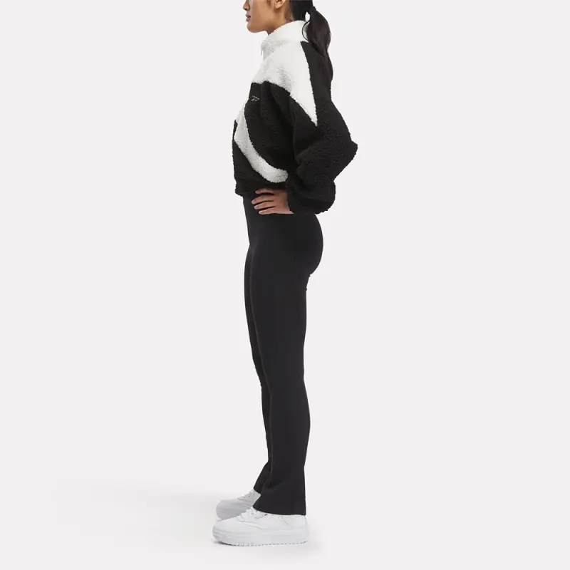 Reebok CL WINTER TRACKTOP Velvet-feel Coat Women's Black-4