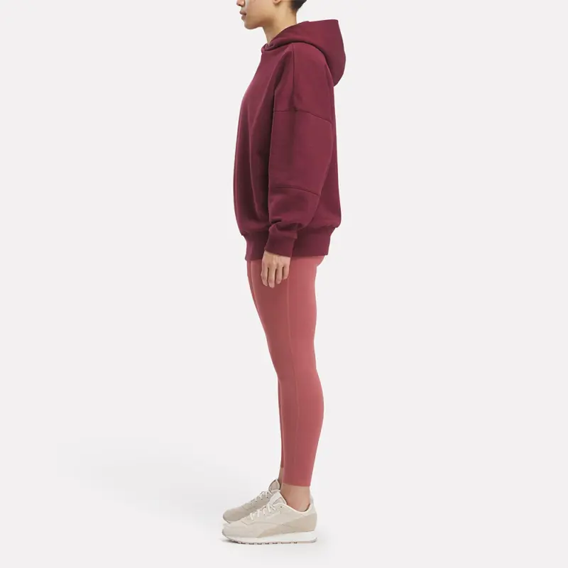 Reebok LUX HOODIE Sweatshirt Women's Red-4