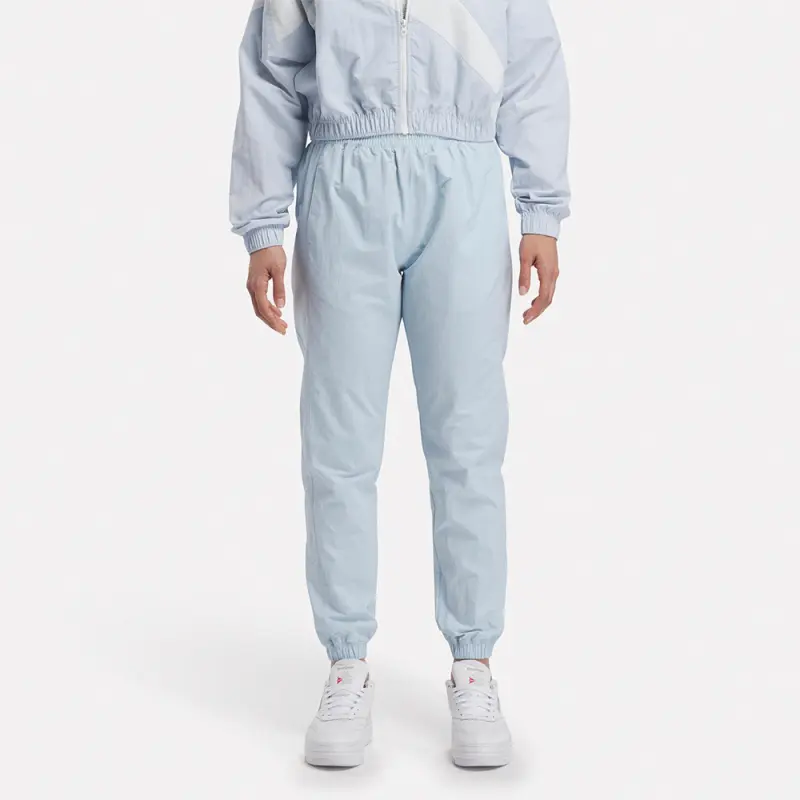 Reebok CL AE FR TP Knitted Sports Pants Women's Light Blue-2