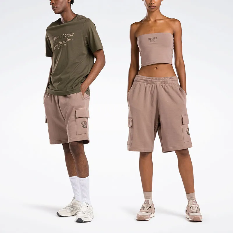 Reebok Classic Archive Essentials Cargo Shorts Casual Shorts Unisex Taupe-3