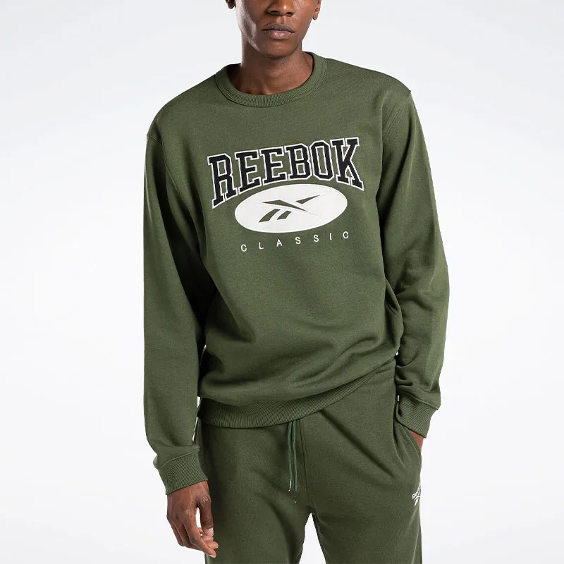 Reebok Classics Archive Essentials Crew Sweatshirt Sweatshirt Unisex Green-4