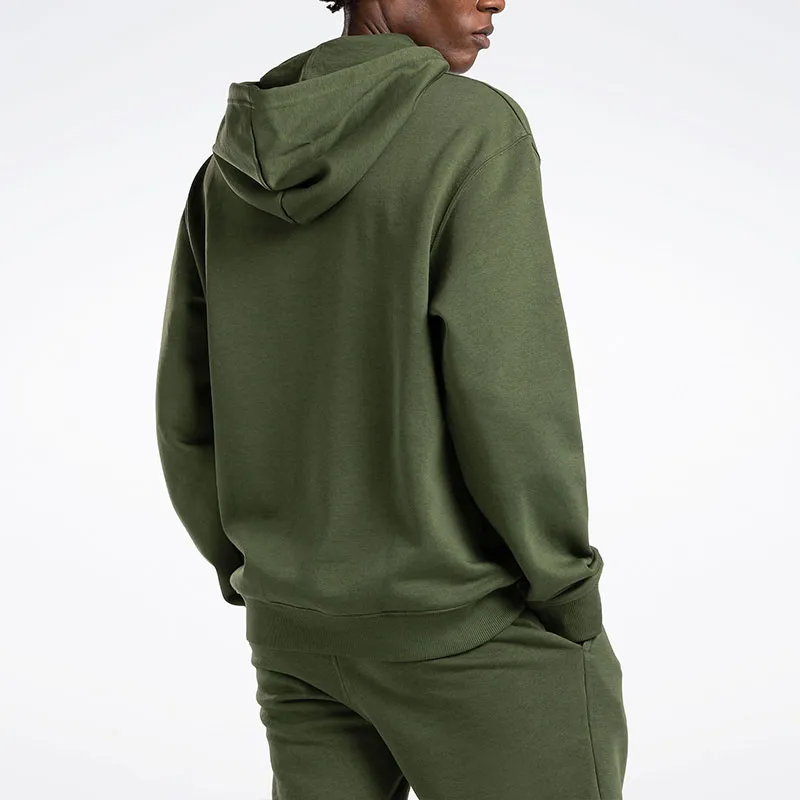 Reebok Classic Archive Essentials Hoodie Sweatshirt Unisex University Green-3