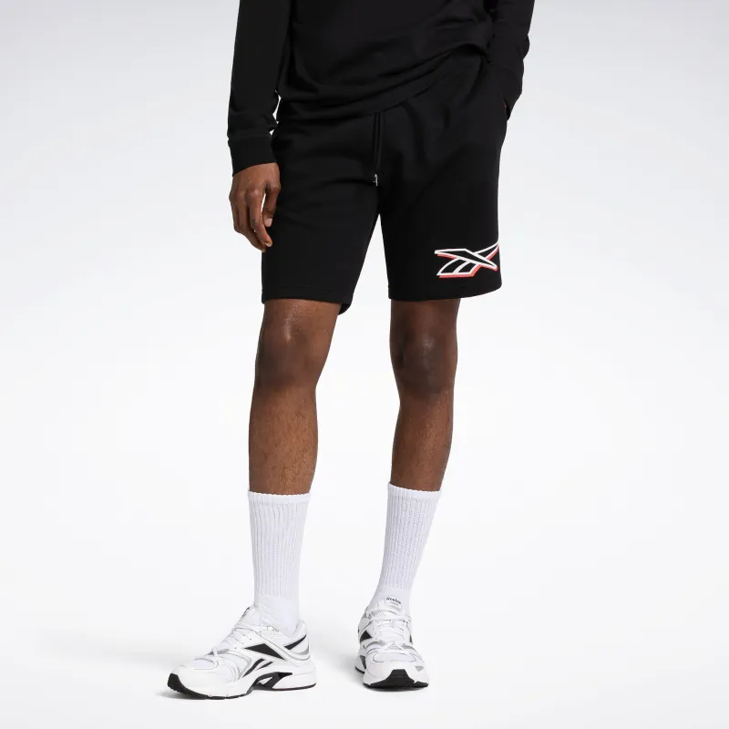 Reebok Vector Pack Reebok Identity Logo Shorts Casual Shorts Men's Black-2