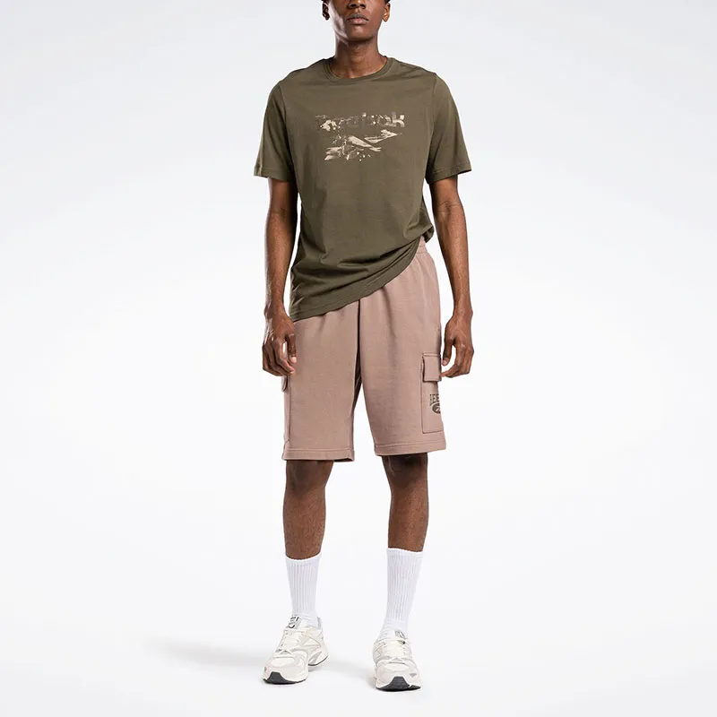 Reebok Classic Archive Essentials Cargo Shorts Casual Shorts Unisex Taupe-1
