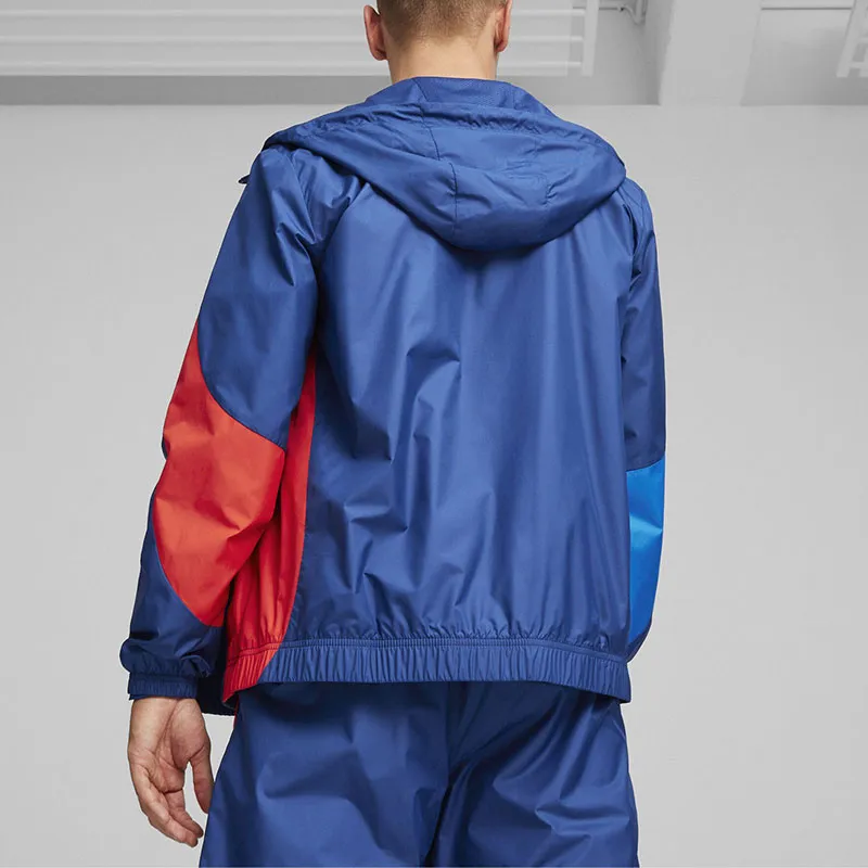 PUMA BMW Racing Collection BMW MOTORSPORT WOVEN JACKET Jackets Coats Men's BMW Blue-3
