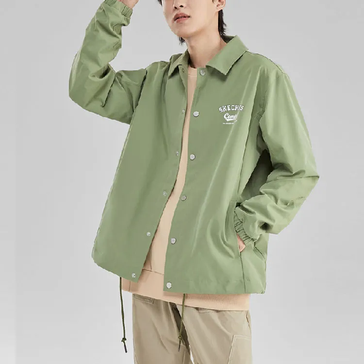 Skechers Sports Life Collection Jackets Men Chromium Green/01MX-2
