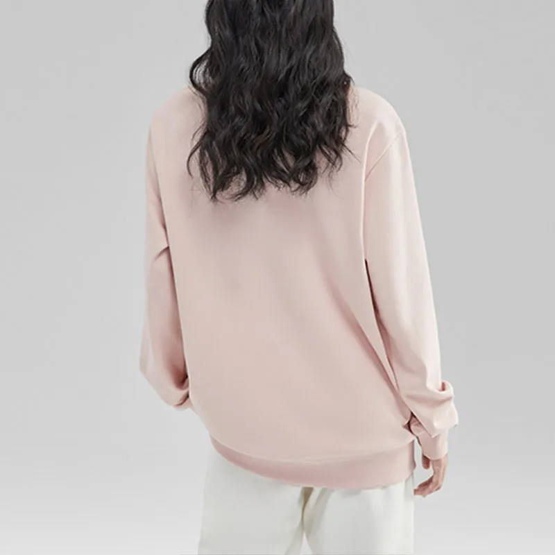 Skechers Sweatshirts Unisex Pink Peach Blossom-3